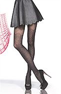 Strumpbyxa med elegant stockings-mönster